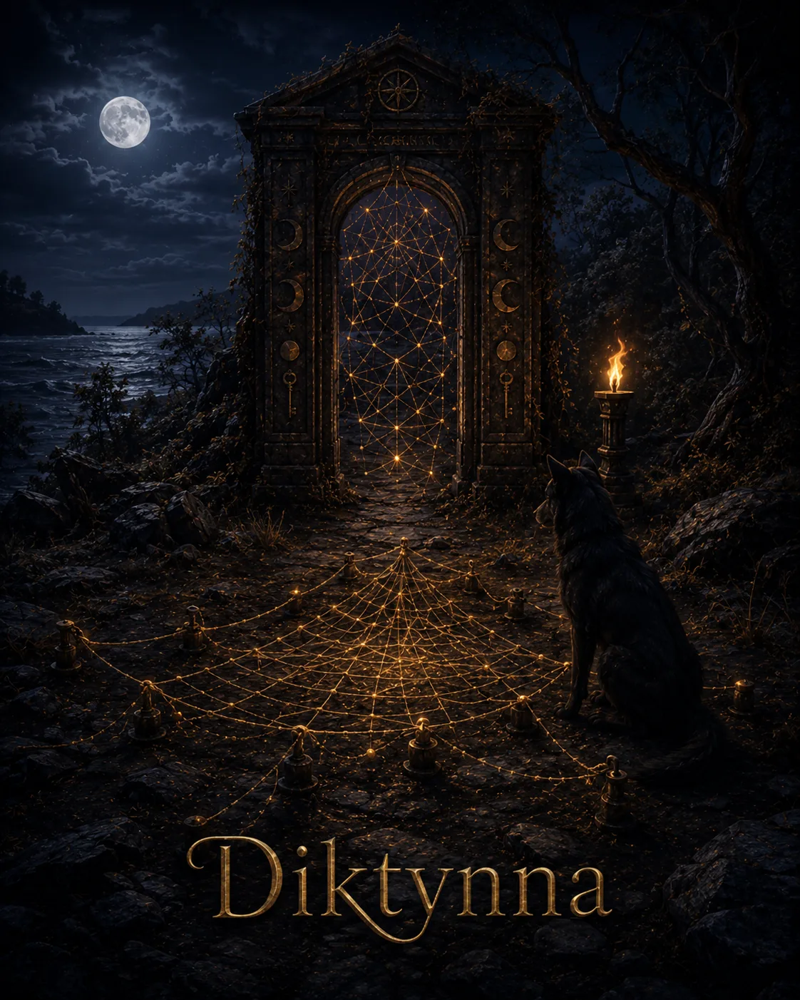 Imagem ritual do epíteto Diktynna
