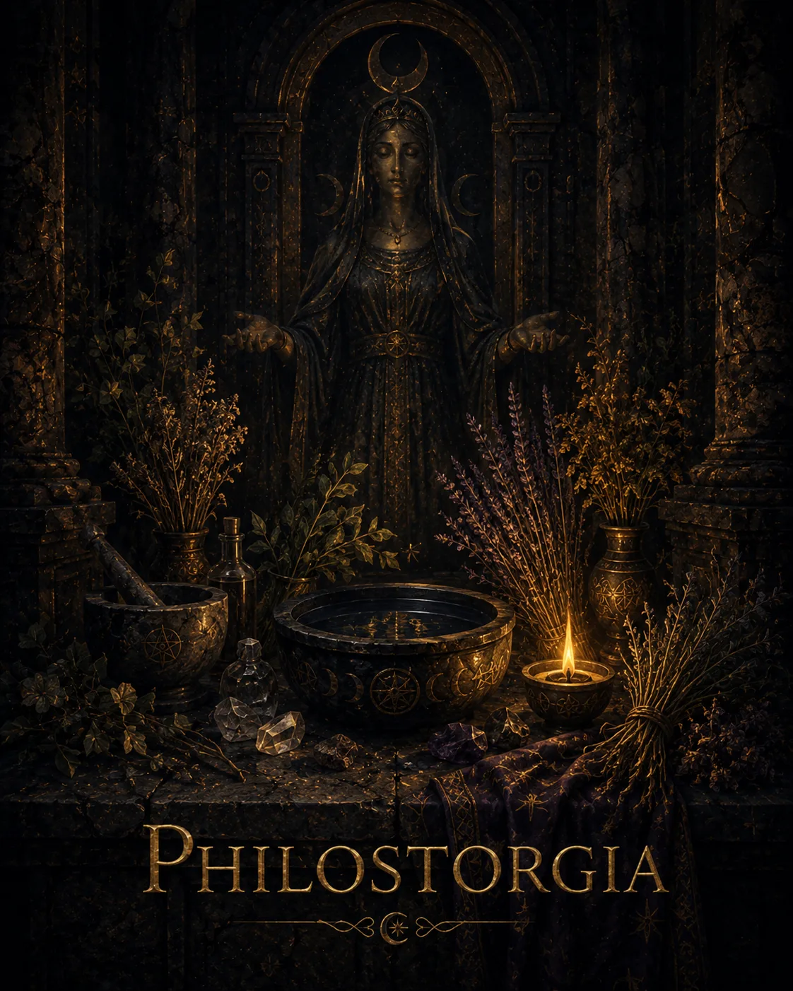 Imagem ritual do epíteto Philostorgia