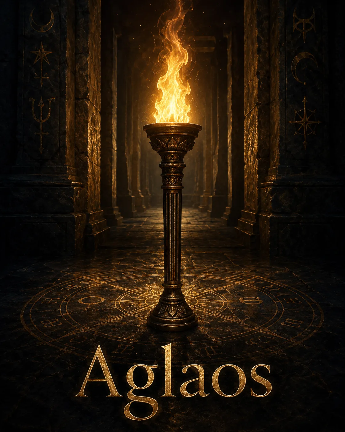Imagem ritual do epíteto Aglaos