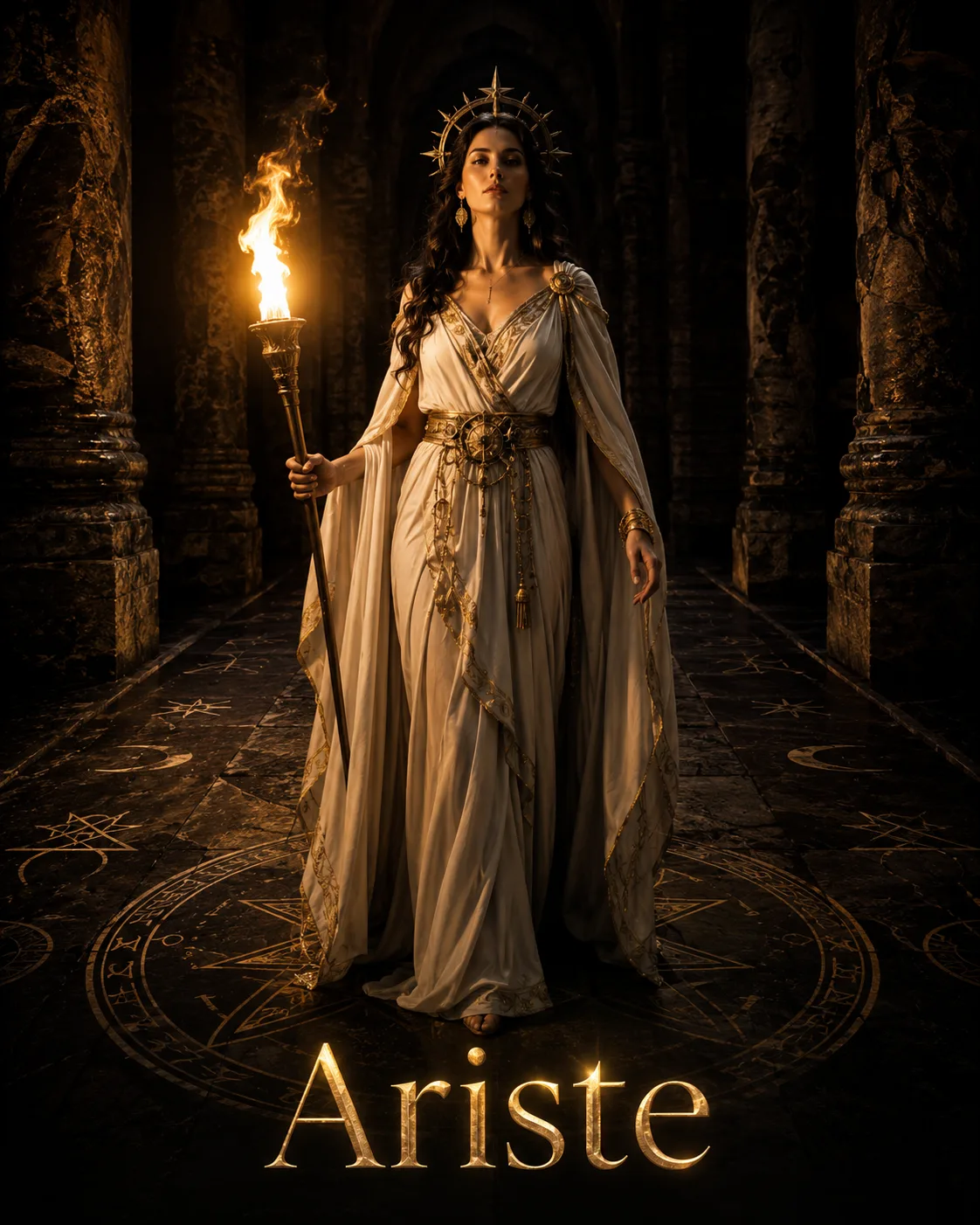 Imagem ritual do epíteto Ariste
