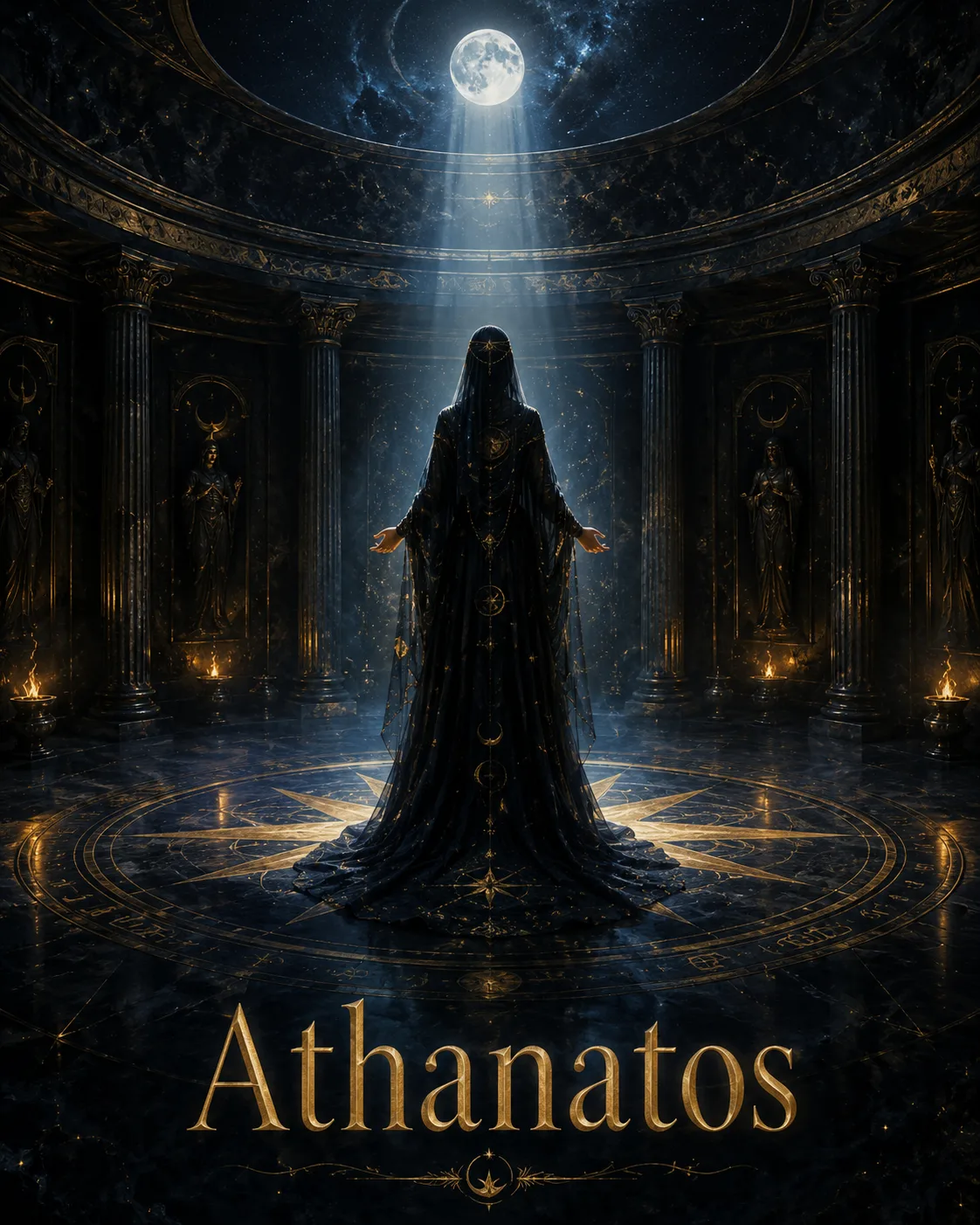 Imagem ritual do epíteto Athanatos