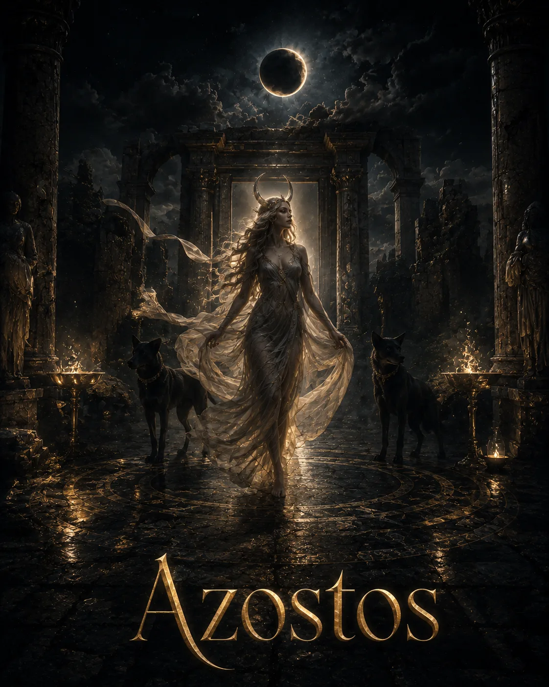 Imagem ritual do epíteto Azostos