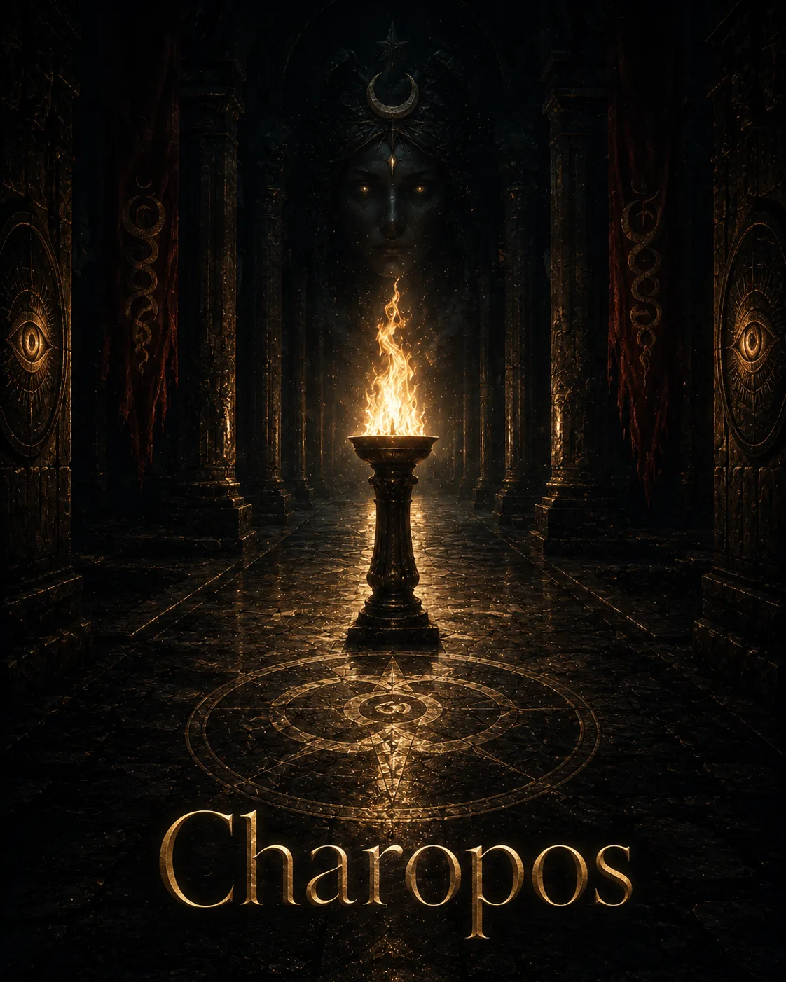 Imagem ritual do epíteto Charopos