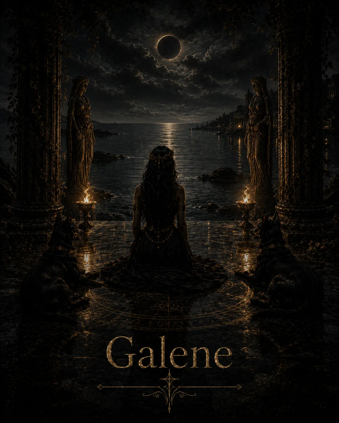 Imagem ritual do epíteto Galênē