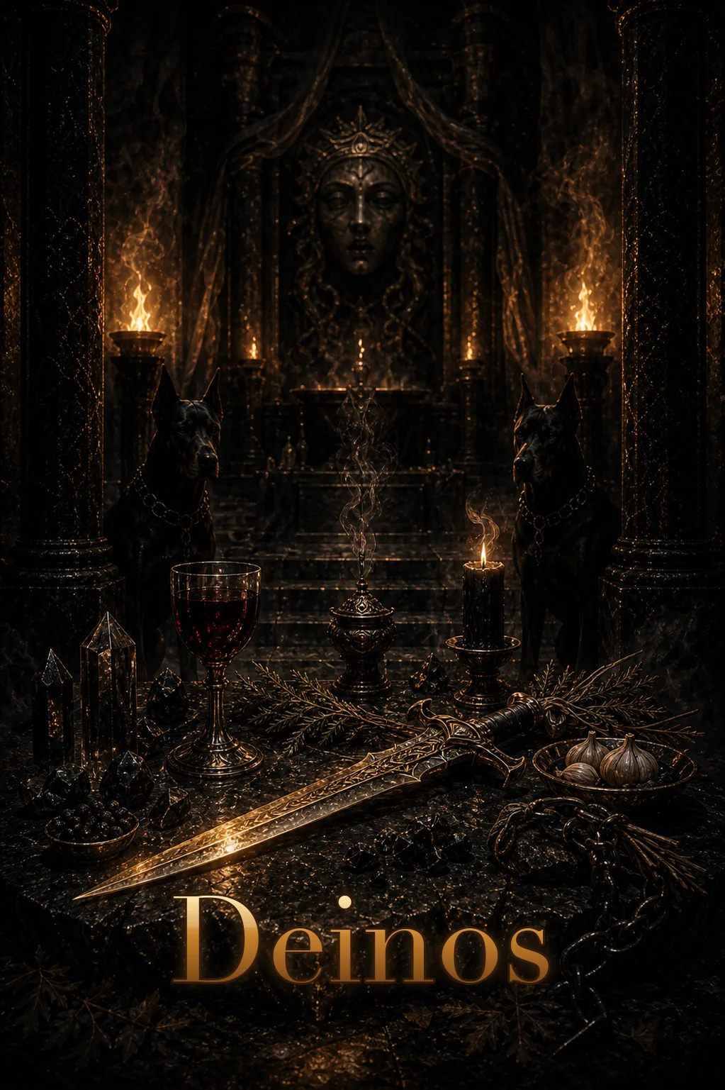 Imagem ritual do epíteto Deinos