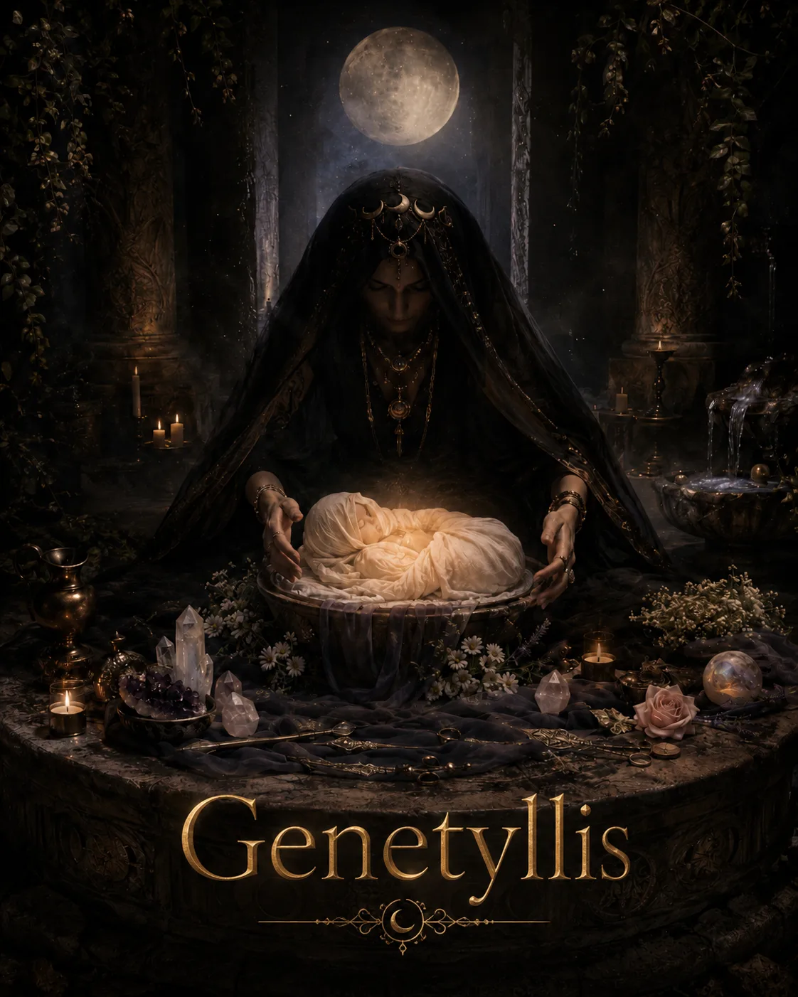 Imagem ritual do epíteto Genetyllis