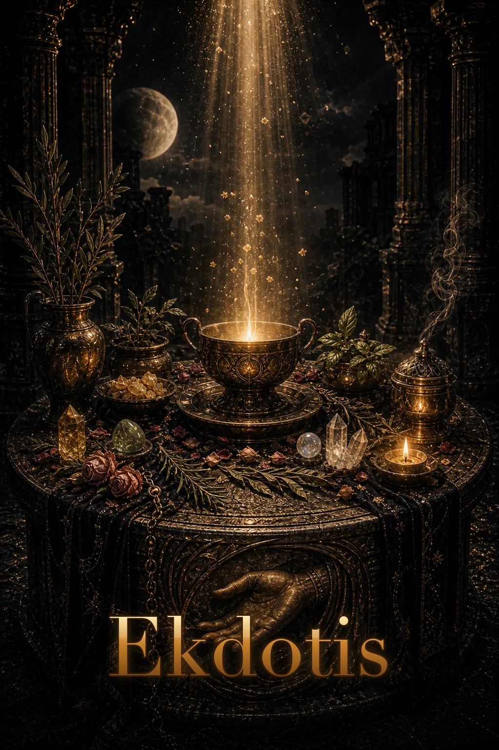 Imagem ritual do epíteto Ekdotis