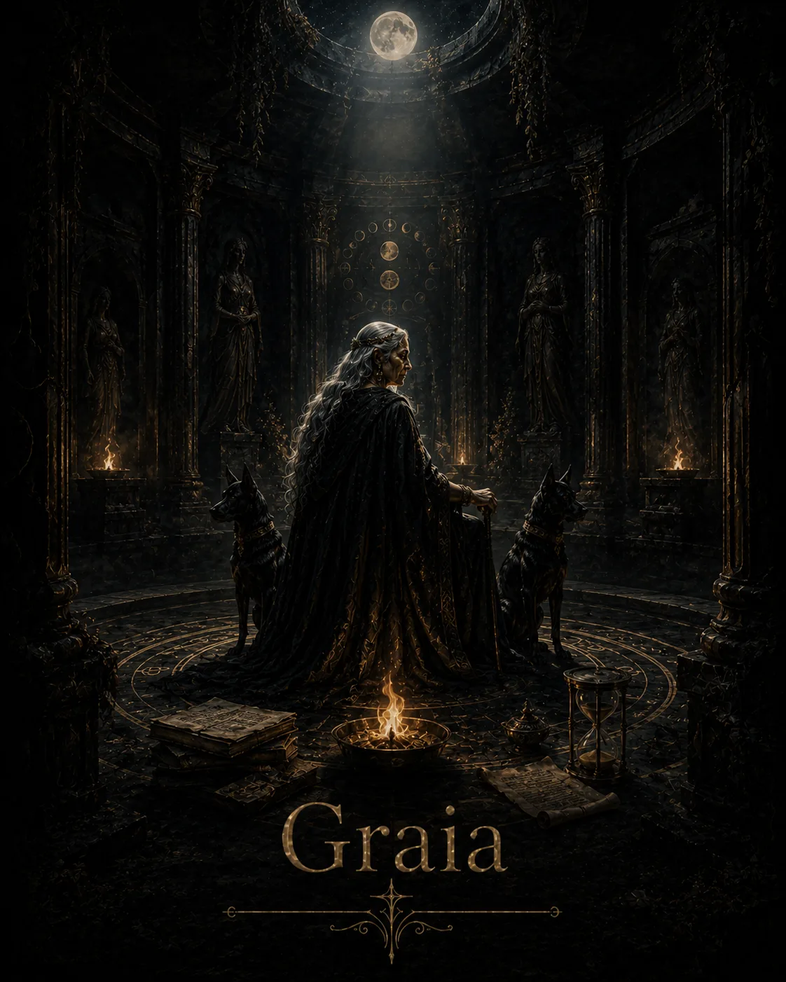 Imagem ritual do epíteto Graia