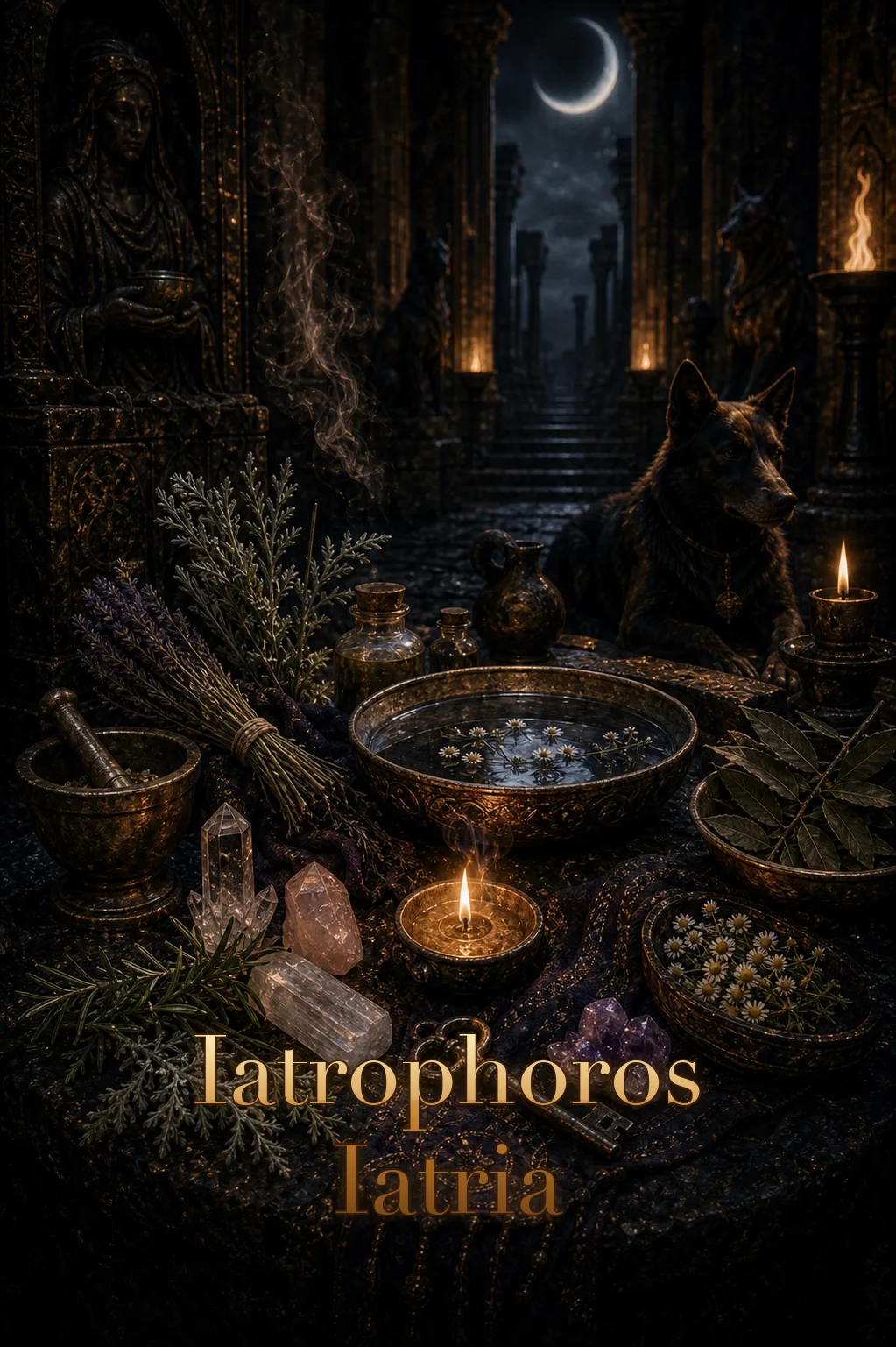 Imagem ritual do epíteto Iatrophoros / Iatria