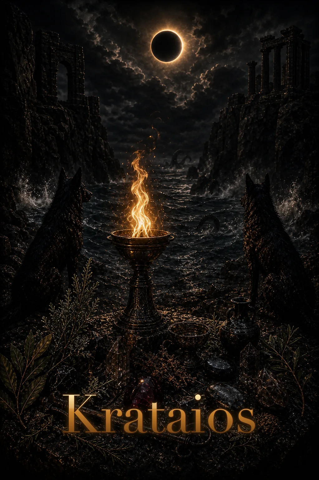 Imagem ritual do epíteto Krataios