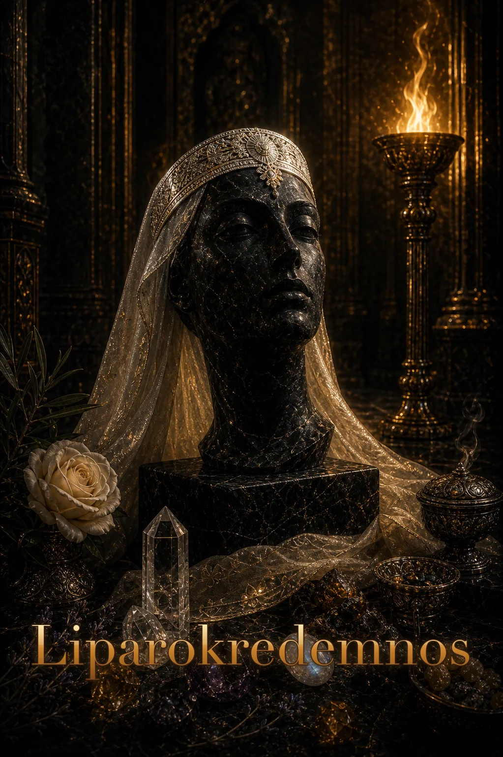 Imagem ritual do epíteto Liparokredemnos