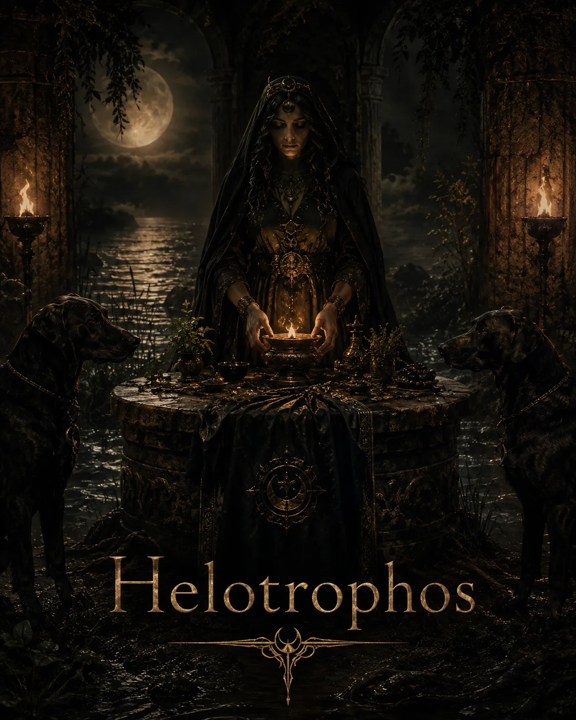 Imagem ritual do epíteto Helotrophos
