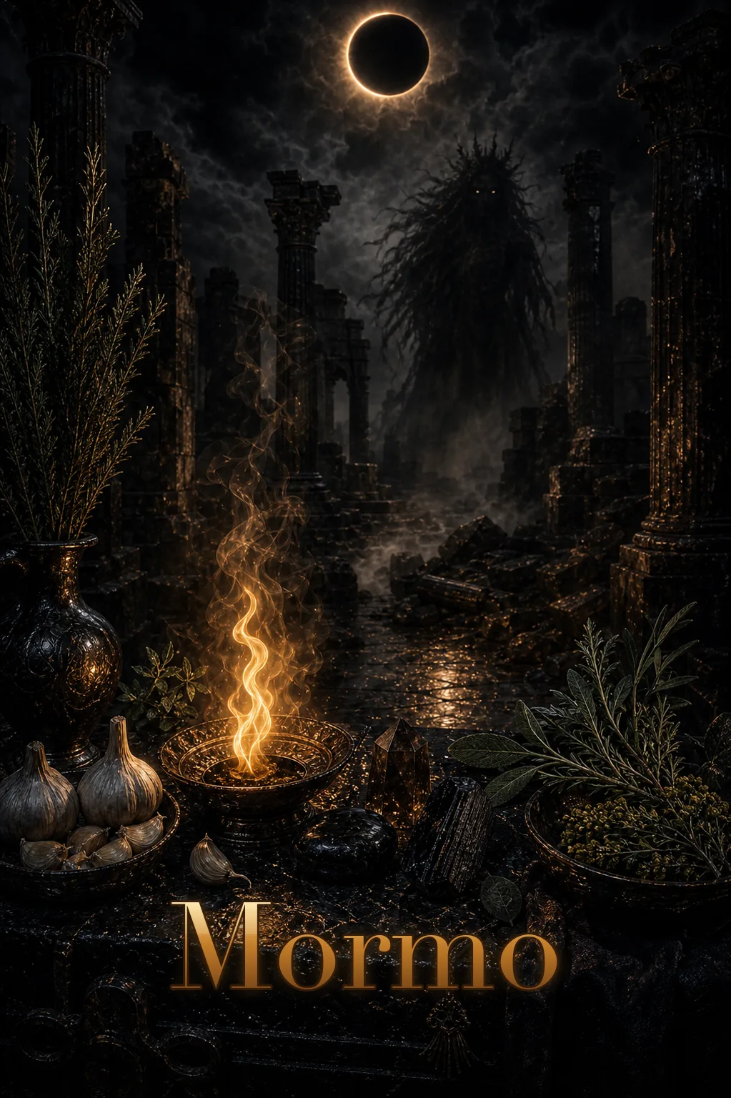 Imagem ritual do epíteto Mormo