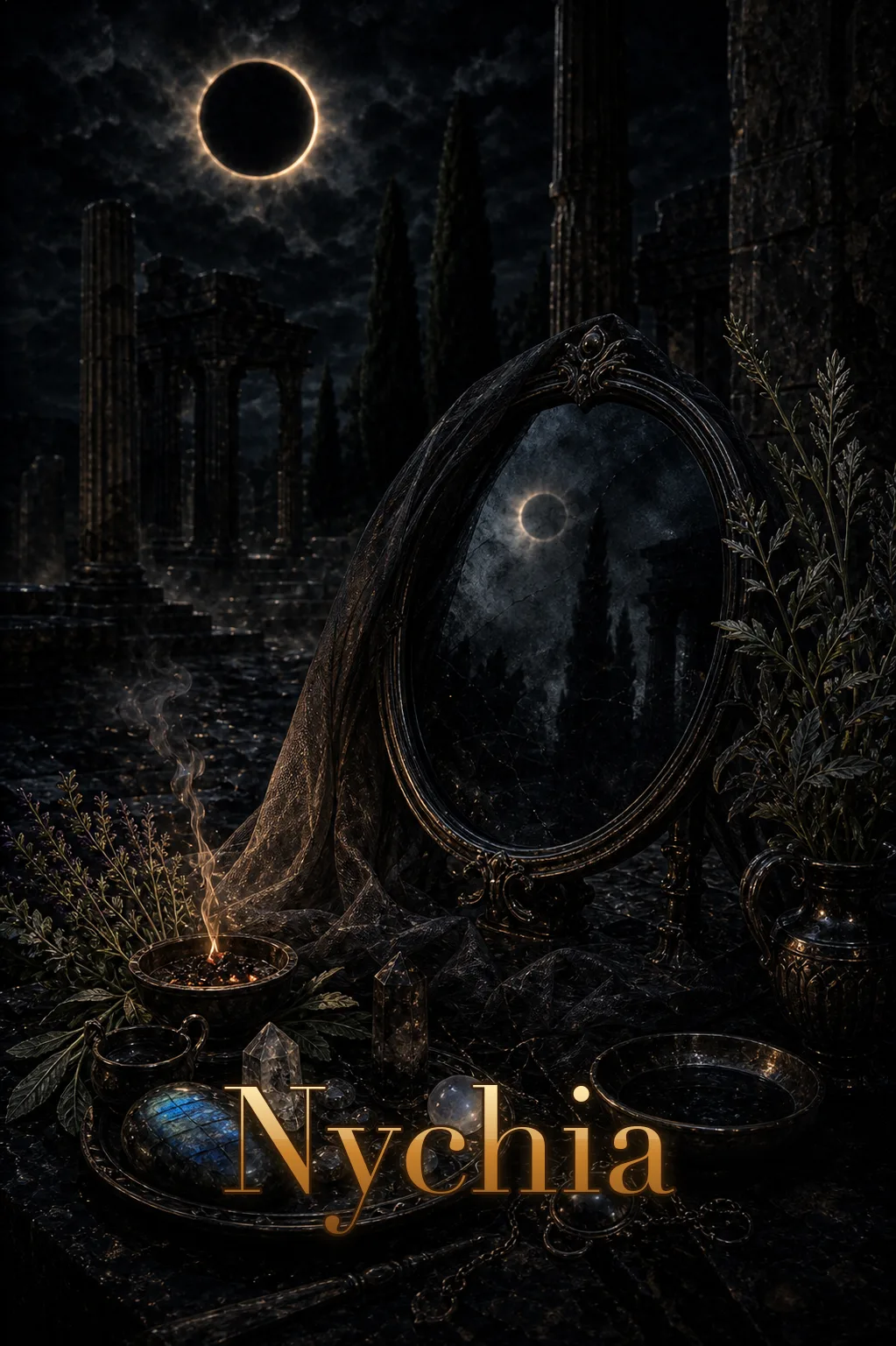 Imagem ritual do epíteto Nychia