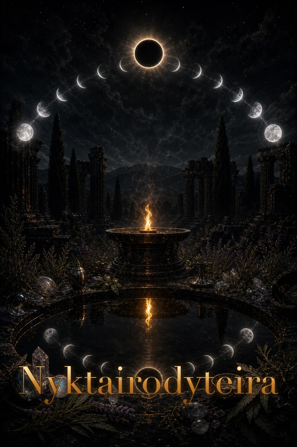 Imagem ritual do epíteto Nyktairodyteira