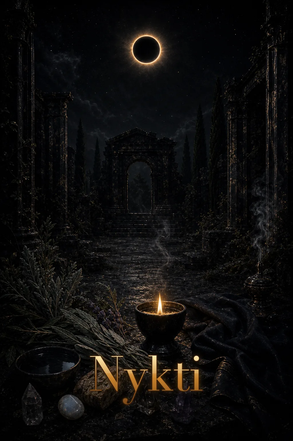 Imagem ritual do epíteto Nykti