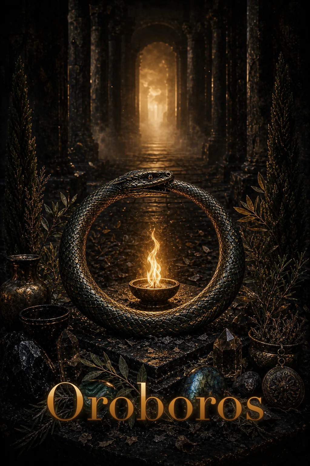 Imagem ritual do epíteto Oroboros