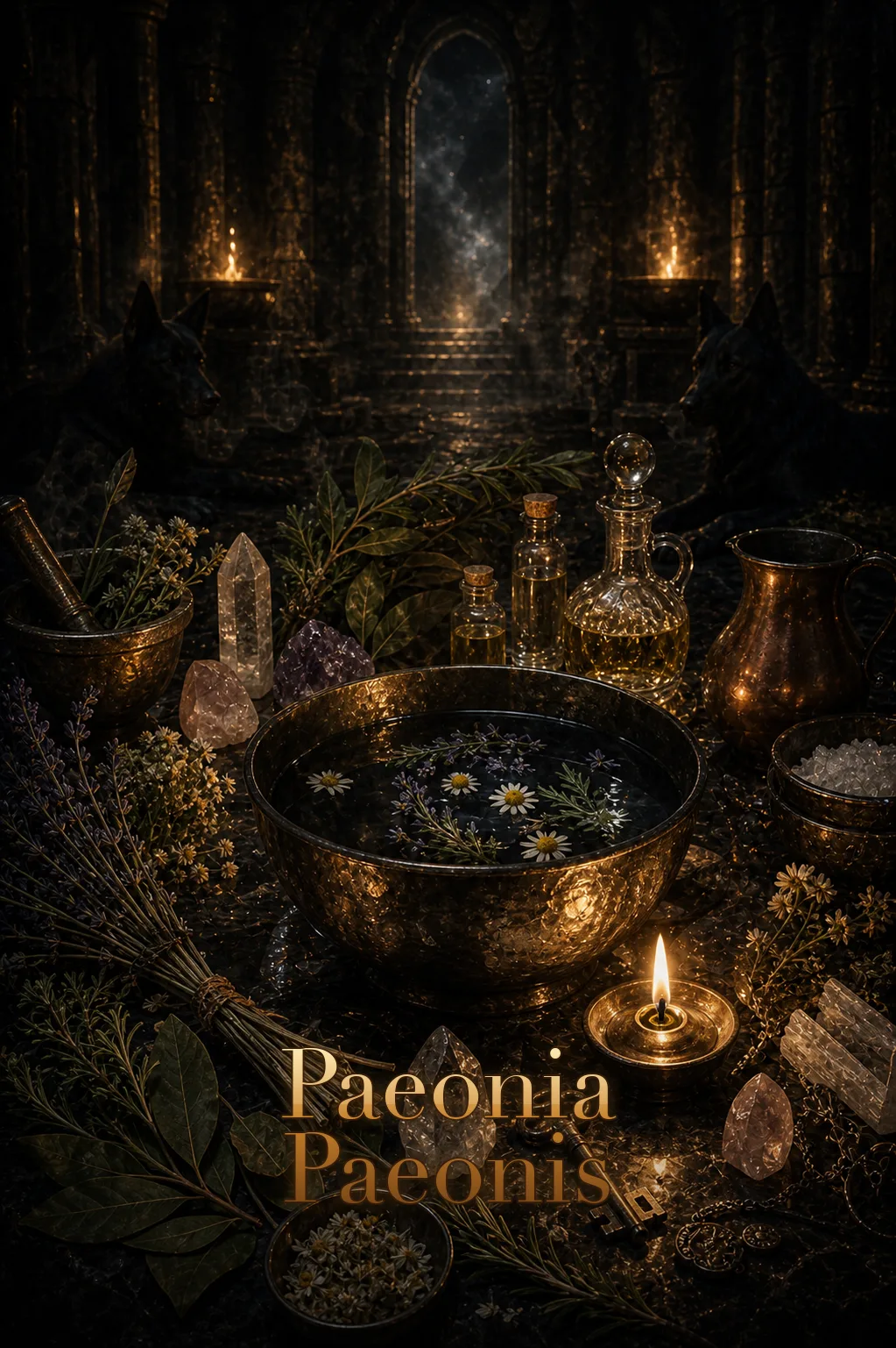 Imagem ritual do epíteto Paeonia / Paeonis