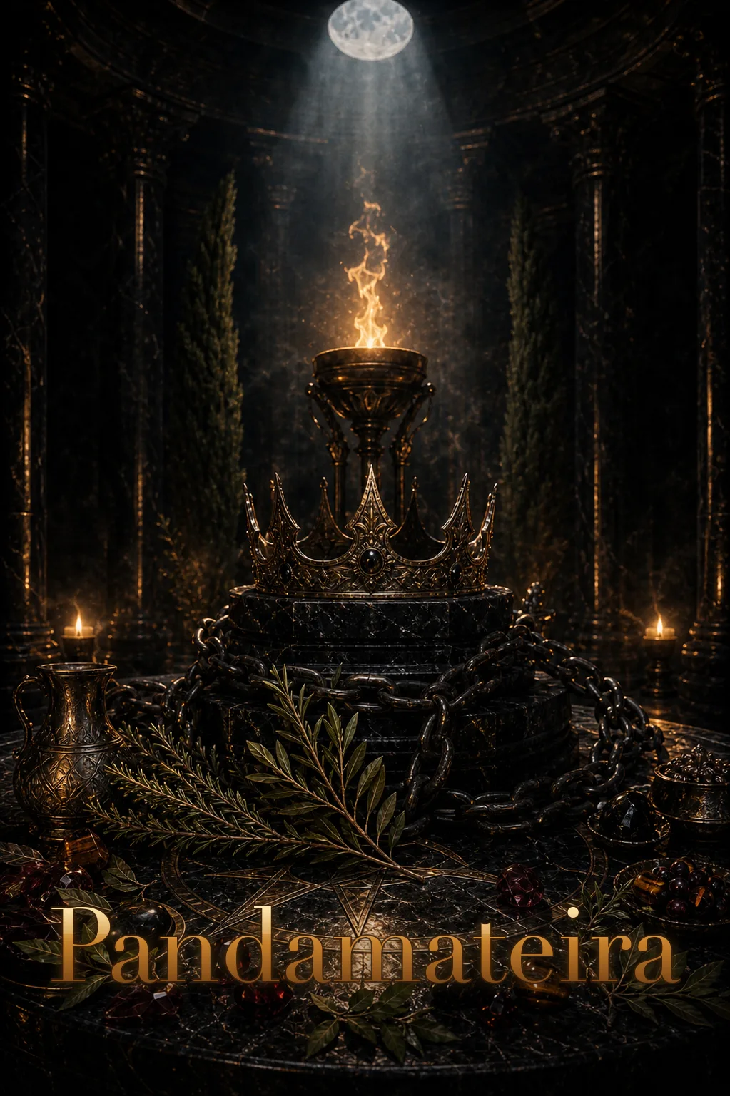 Imagem ritual do epíteto Pandamateira