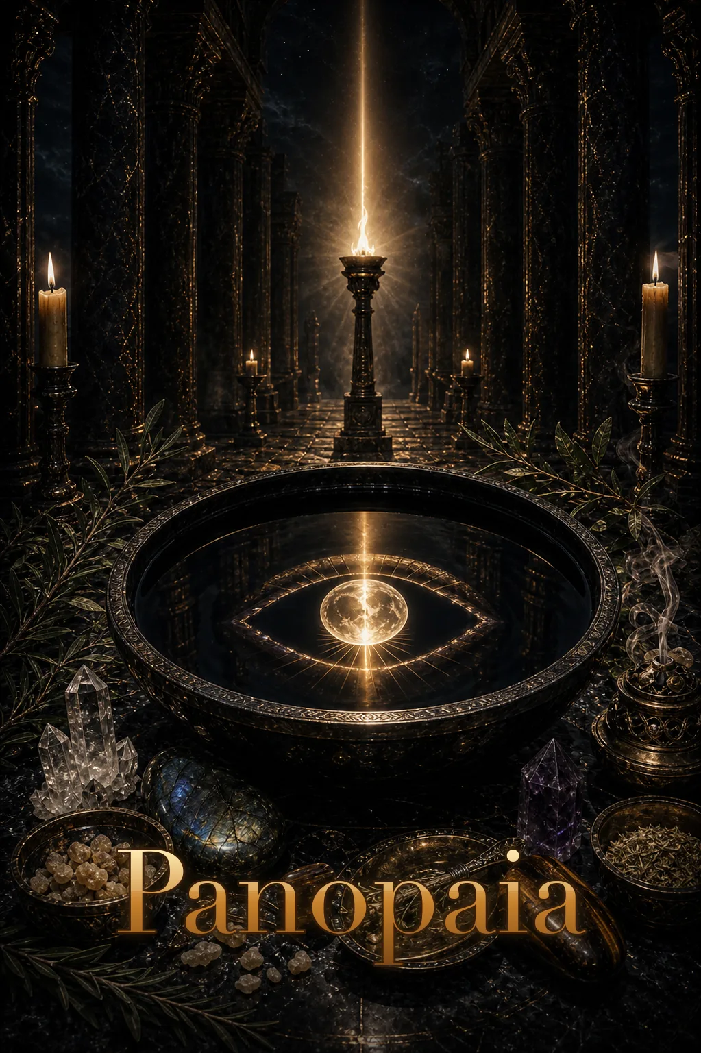 Imagem ritual do epíteto Panopaia