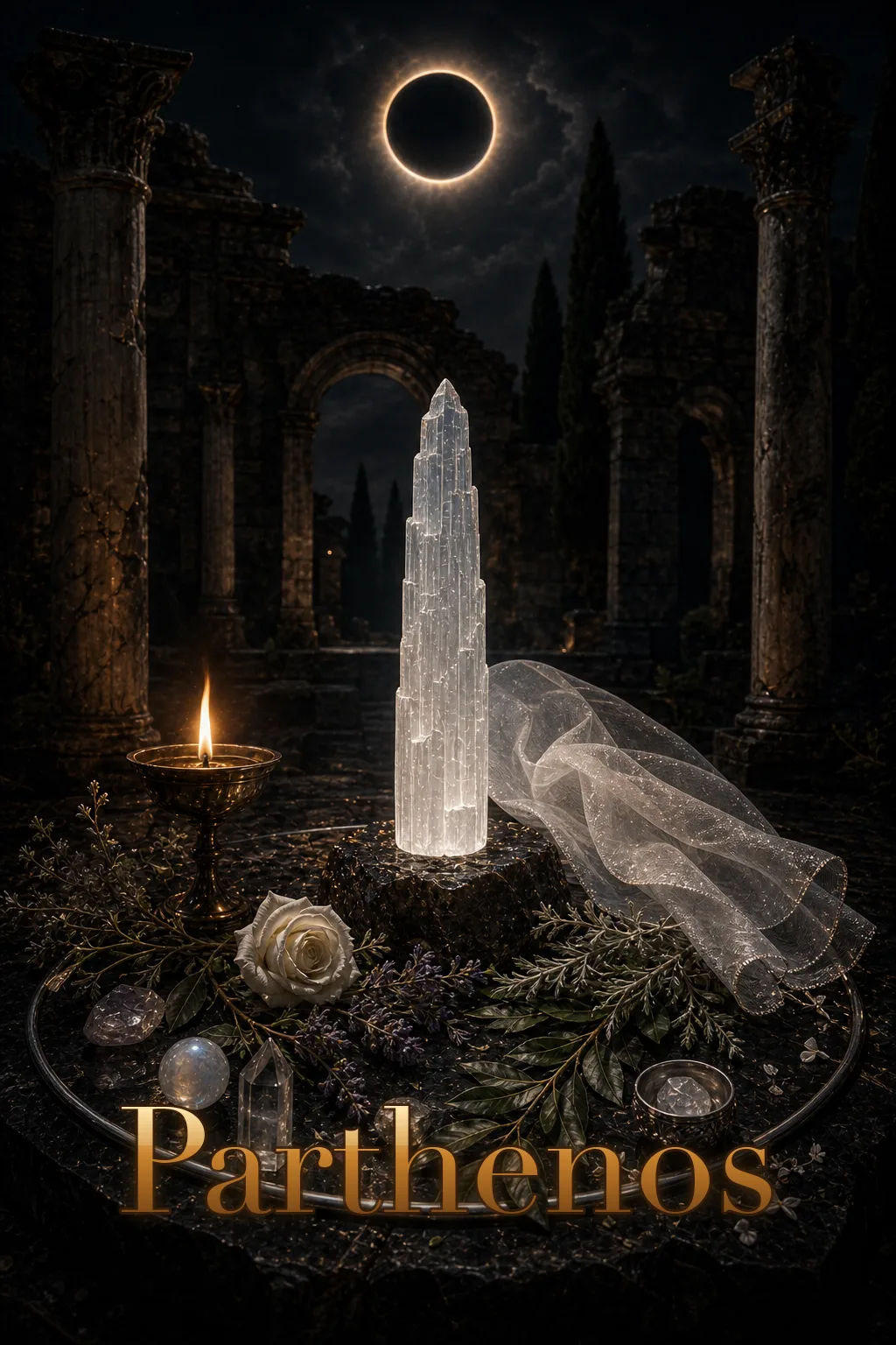 Imagem ritual do epíteto Parthenos