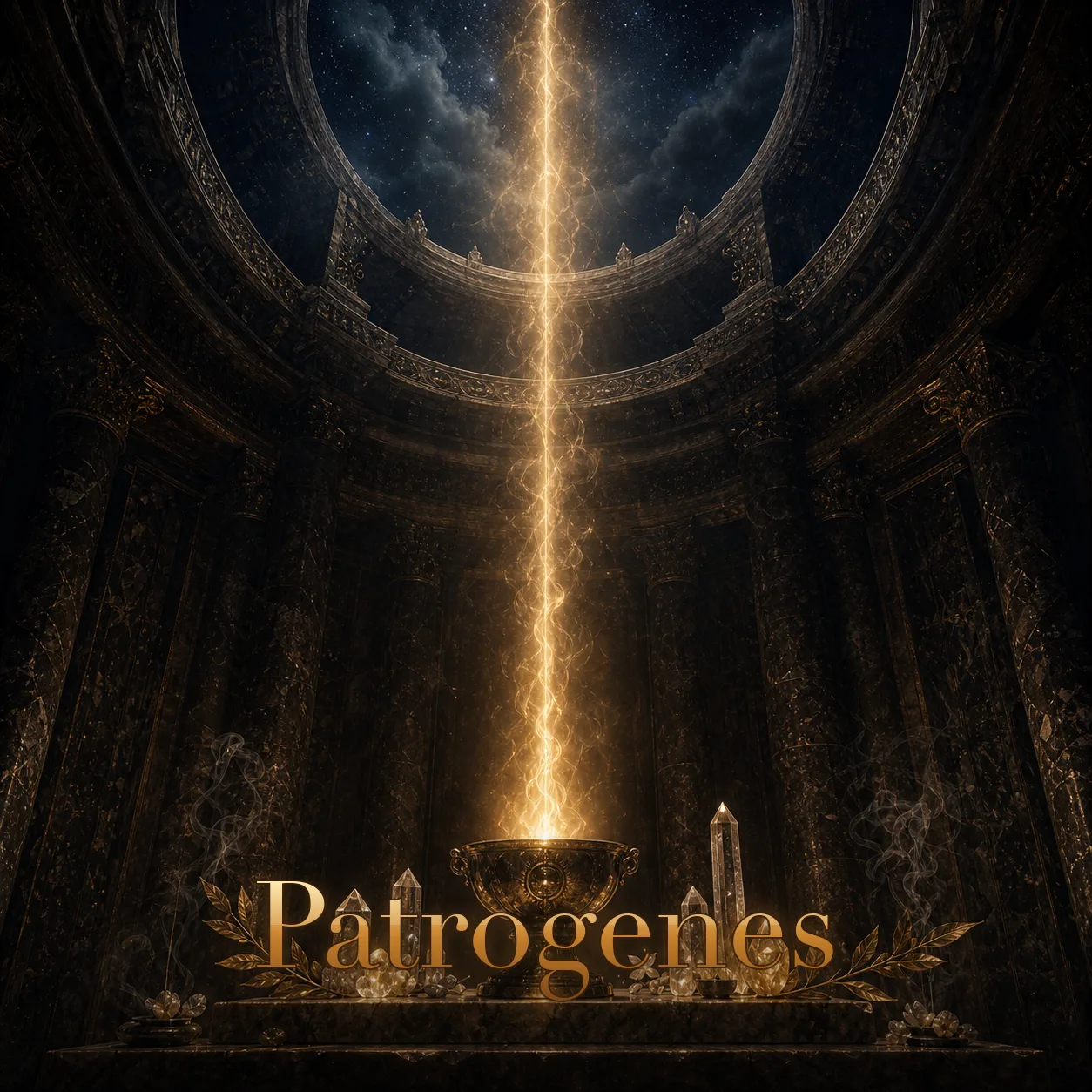Imagem ritual do epíteto Patrogenes