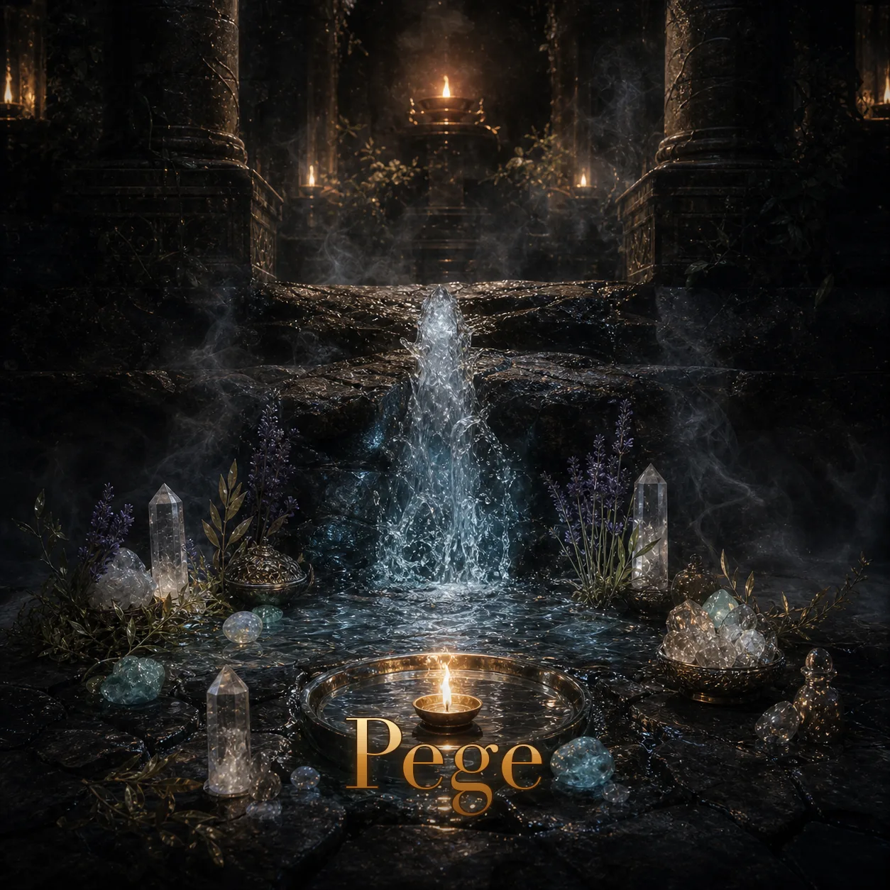 Imagem ritual do epíteto Pege