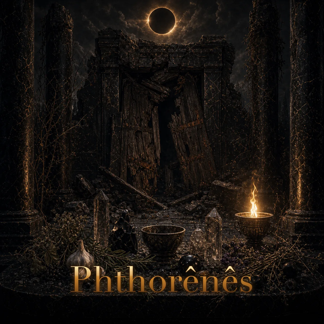 Imagem ritual do epíteto Phthorênês