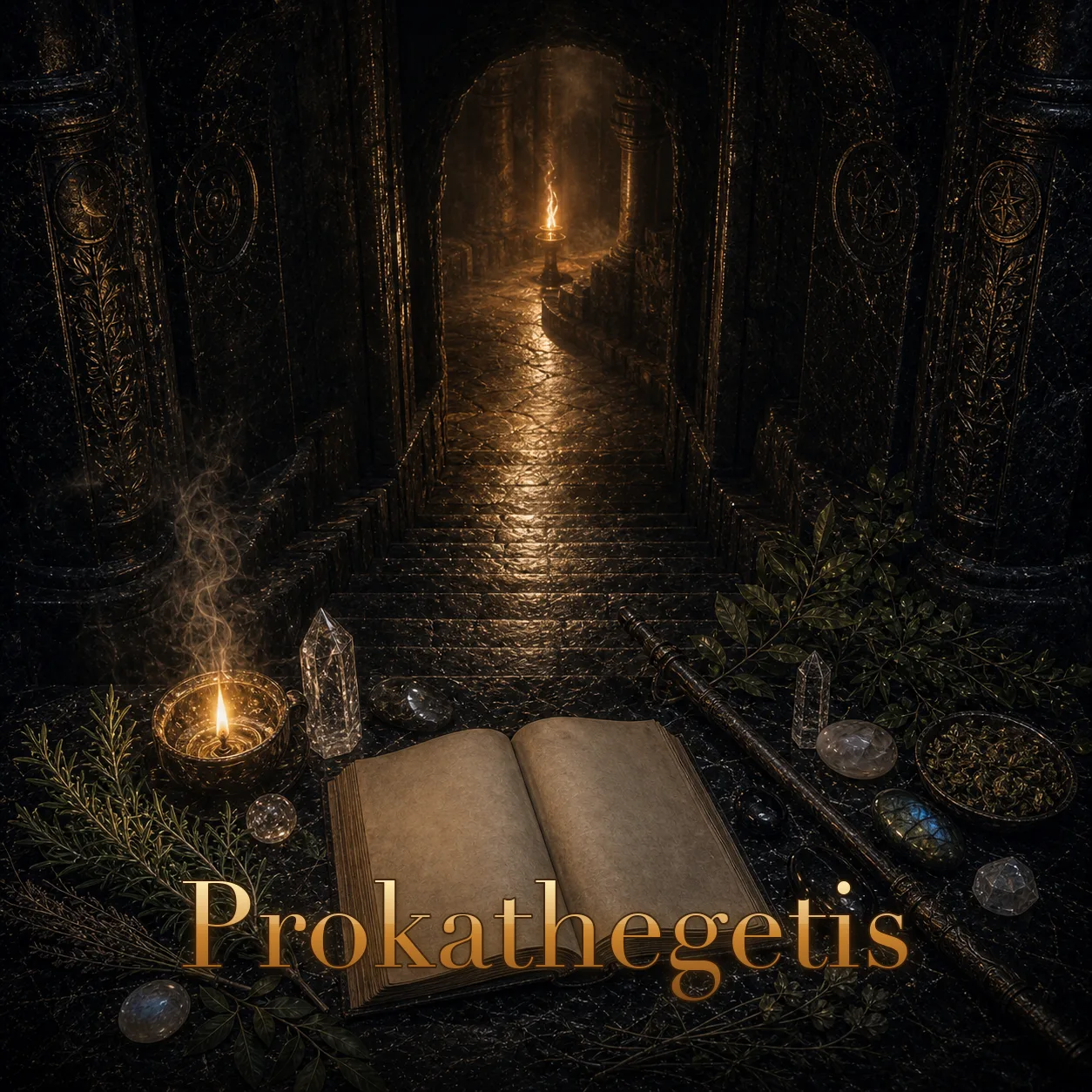 Imagem ritual do epíteto Prokathegetis