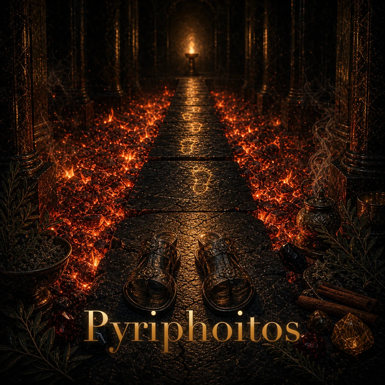 Imagem ritual do epíteto Pyriphoitos