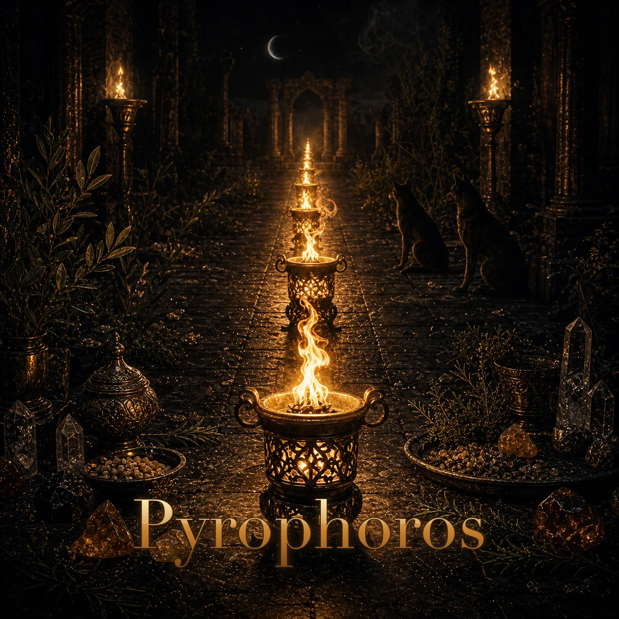 Imagem ritual do epíteto Pyrophoros