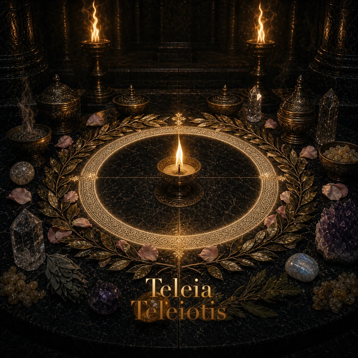 Imagem ritual do epíteto Teleia / Teleiotis