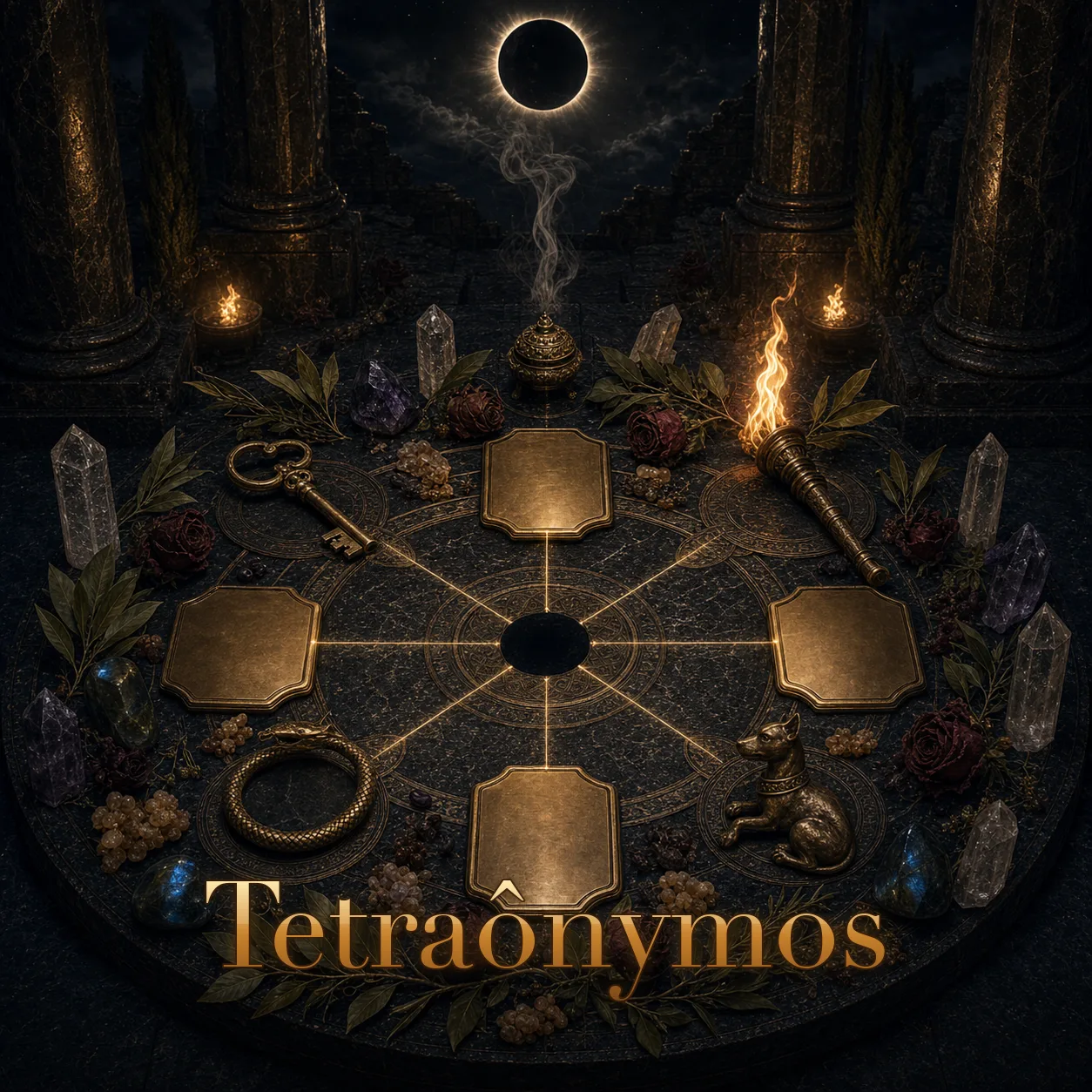 Imagem ritual do epíteto Tetraônymos