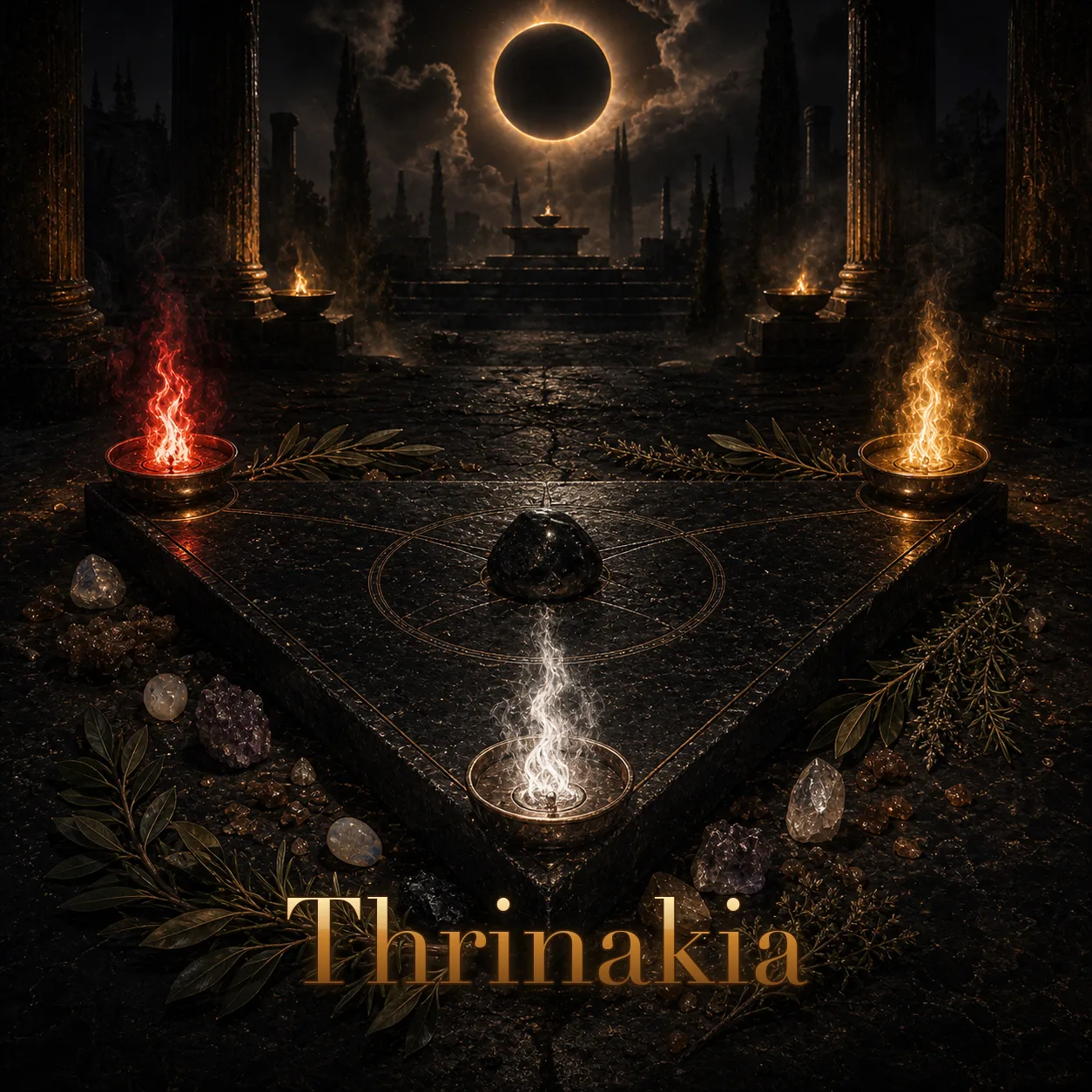 Imagem ritual do epíteto Thrinakia