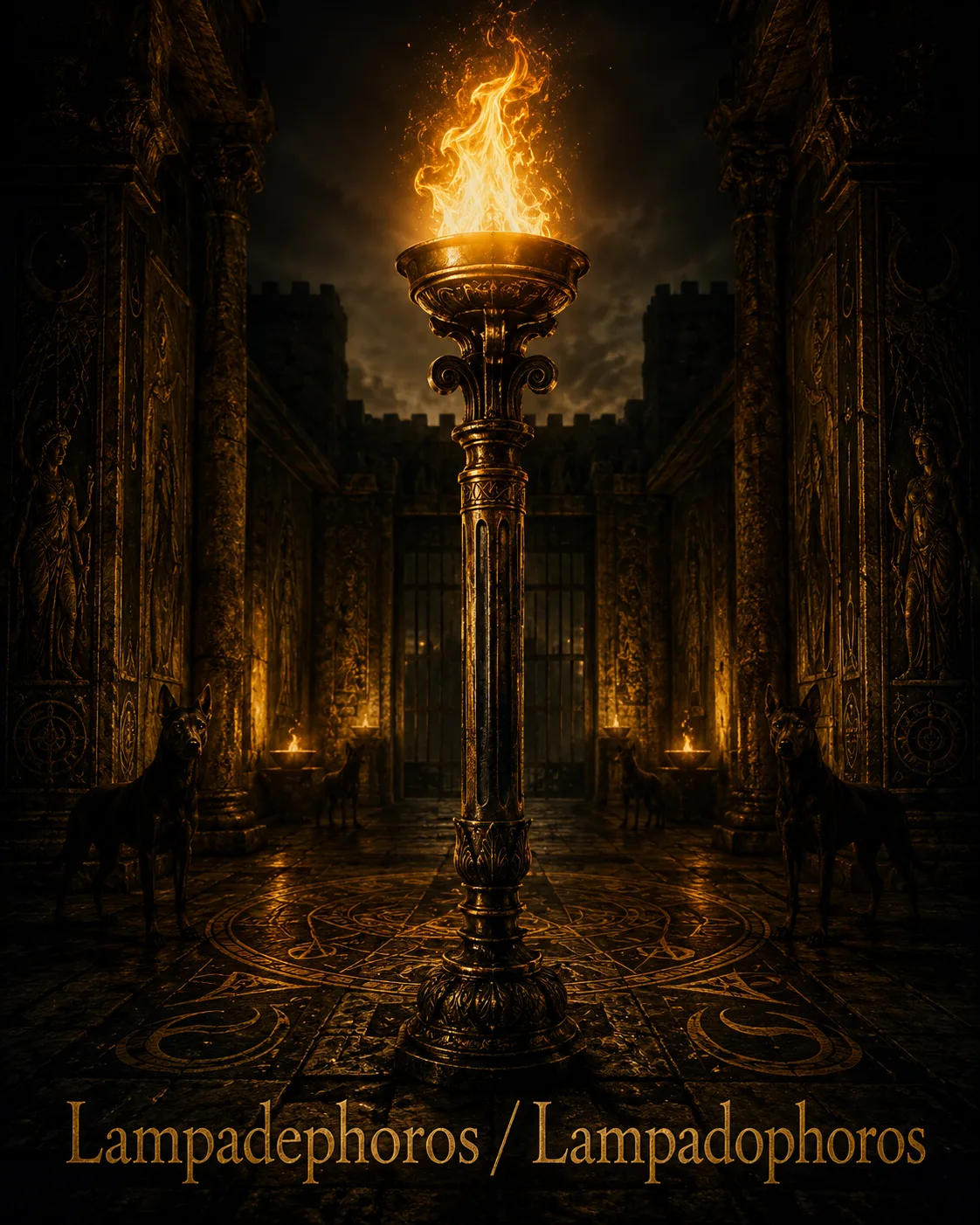 Imagem ritual do epíteto Lampadephoros / Lampadophoros