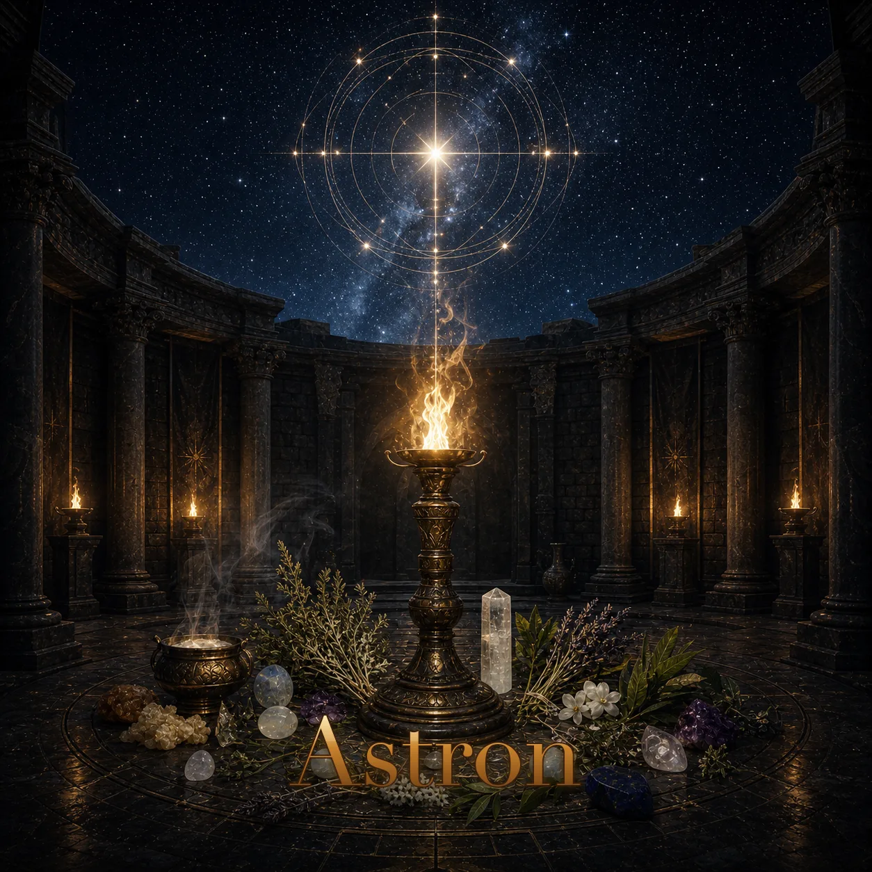 Imagem ritual do epíteto Astron