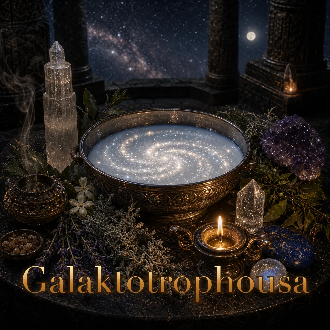 Imagem ritual do epíteto Galaktotrophousa