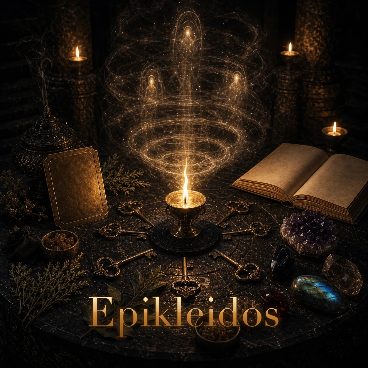 Imagem ritual do epíteto Epikleidos