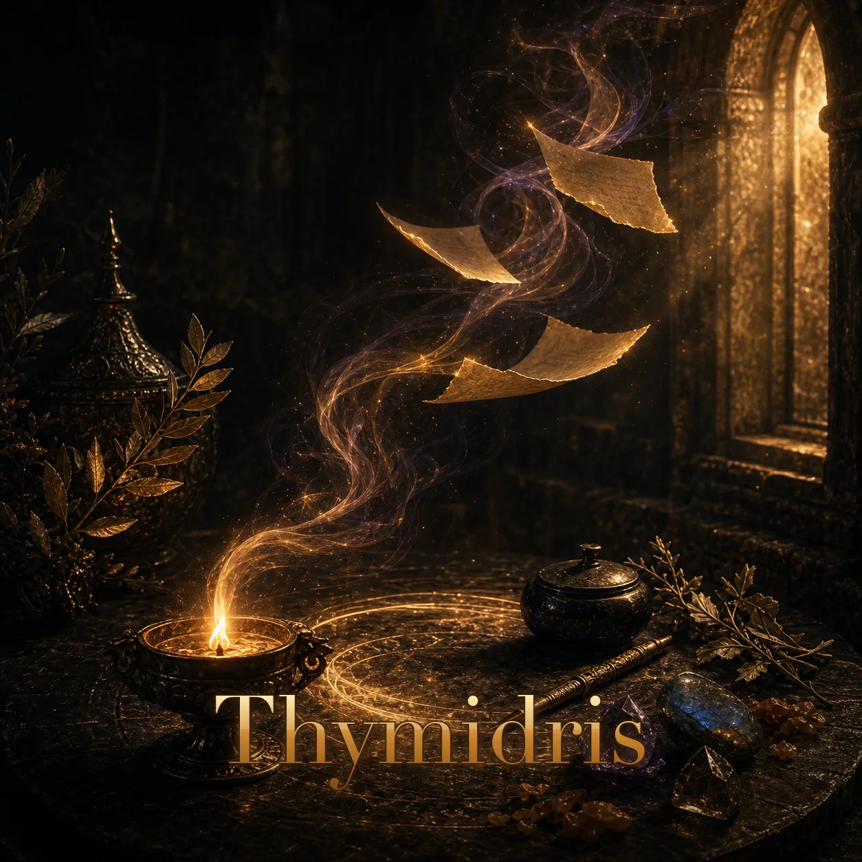 Imagem ritual do epíteto Thymidris