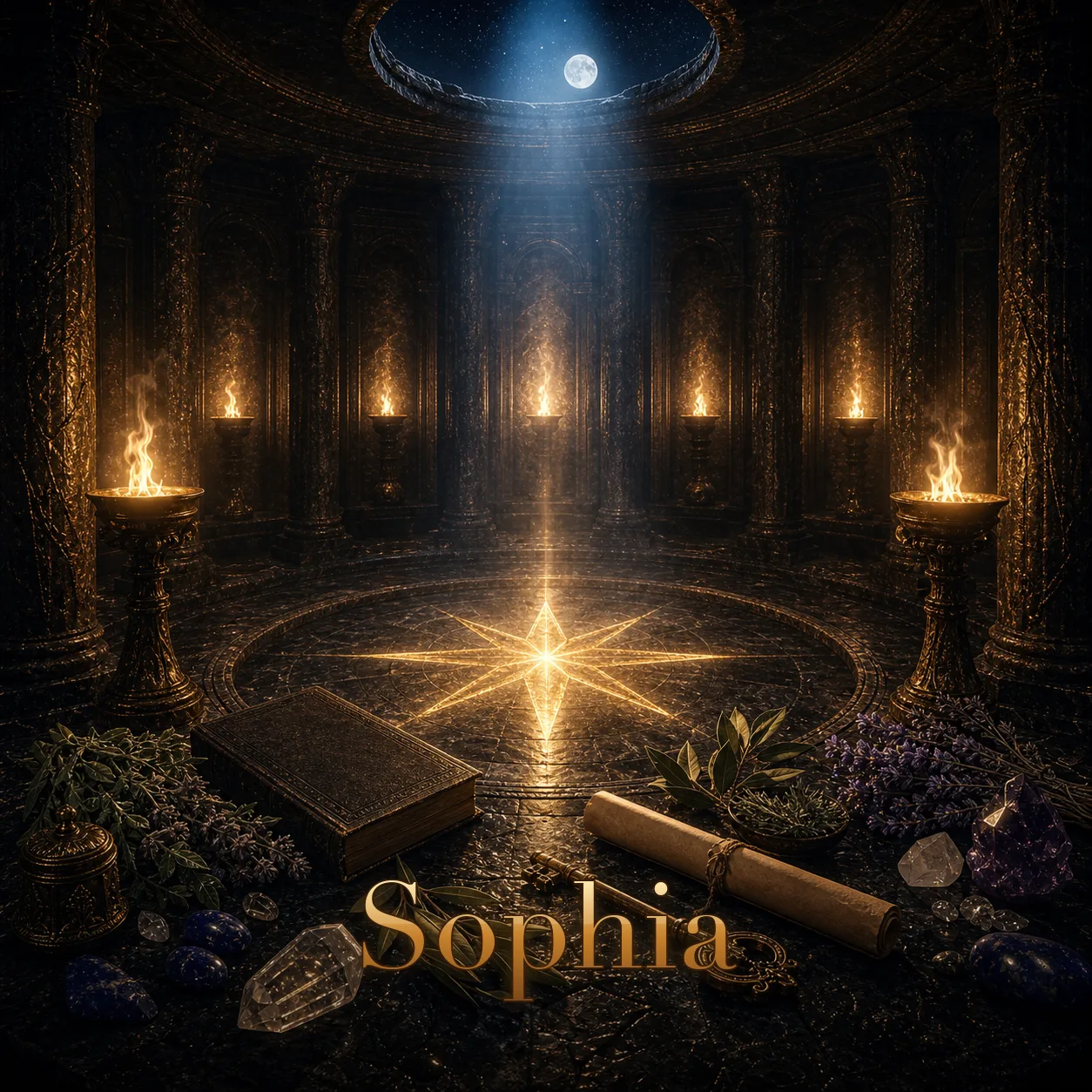 Imagem ritual do epíteto Sophia