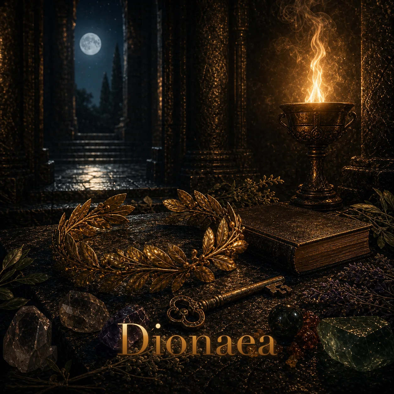 Imagem ritual do epíteto Dionaea
