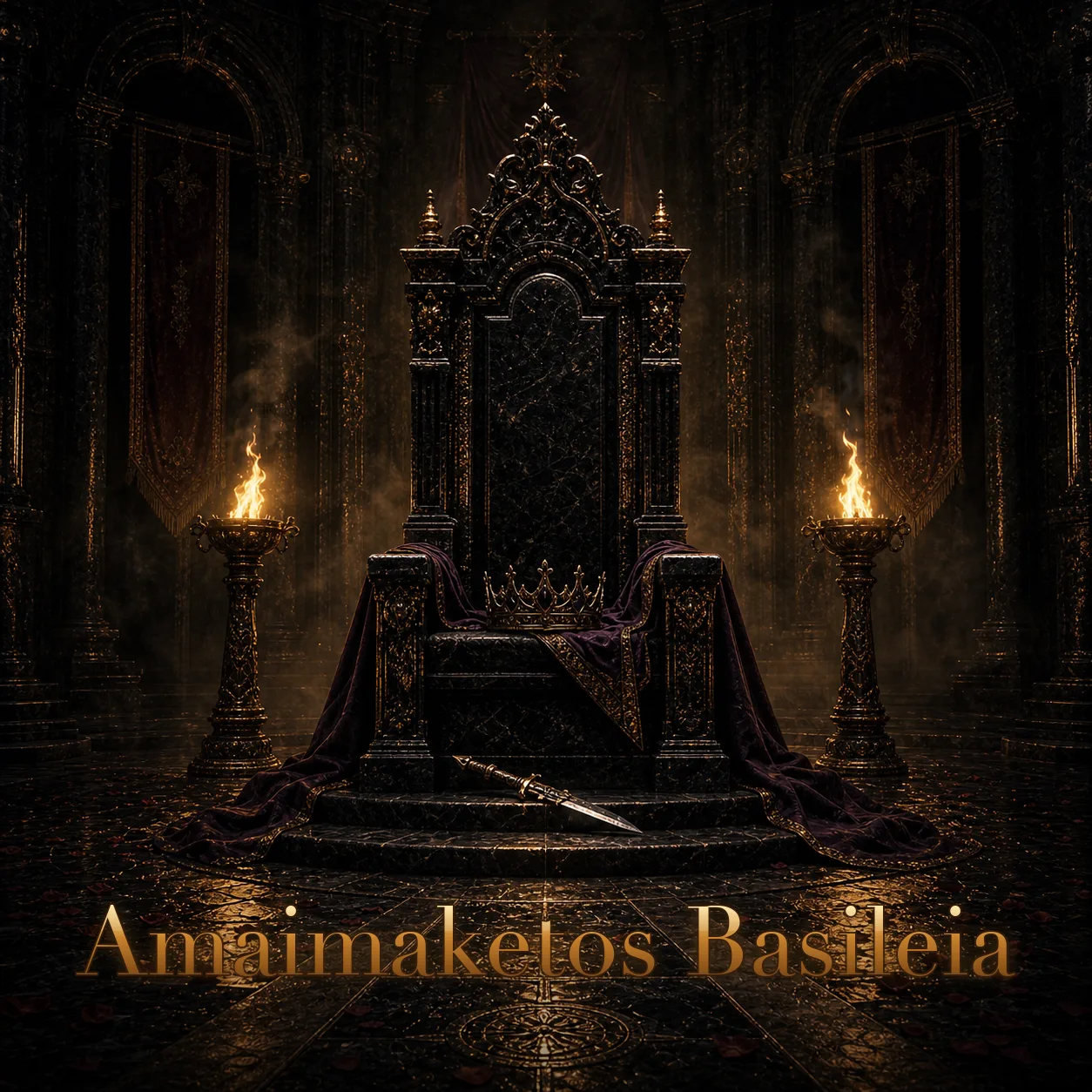 Imagem ritual do epíteto Amaimaketos Basileia