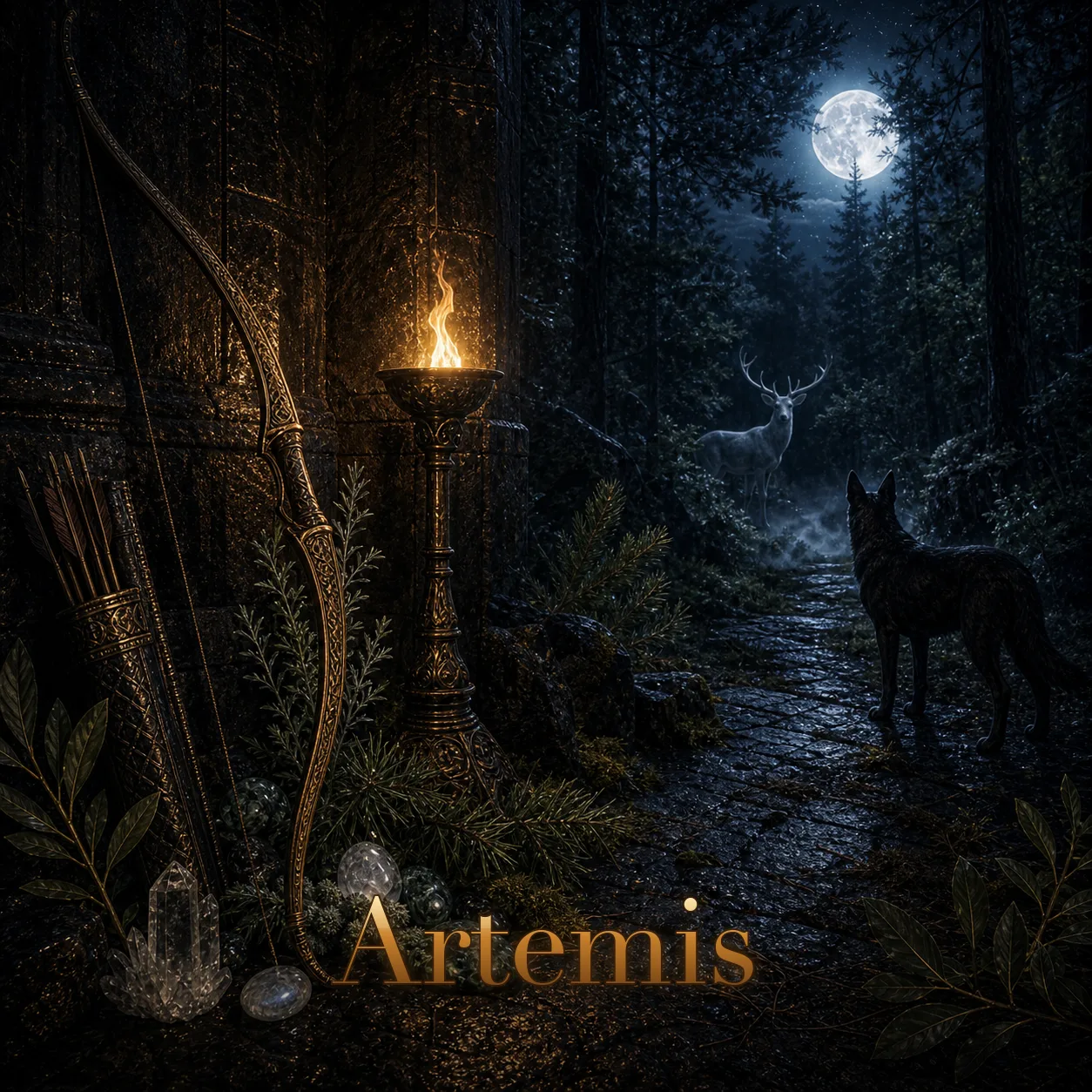 Imagem ritual do epíteto Artemis