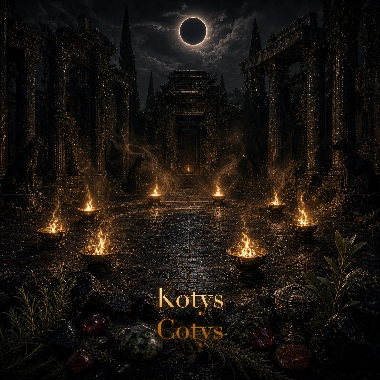 Imagem ritual do epíteto Kotys / Cotys