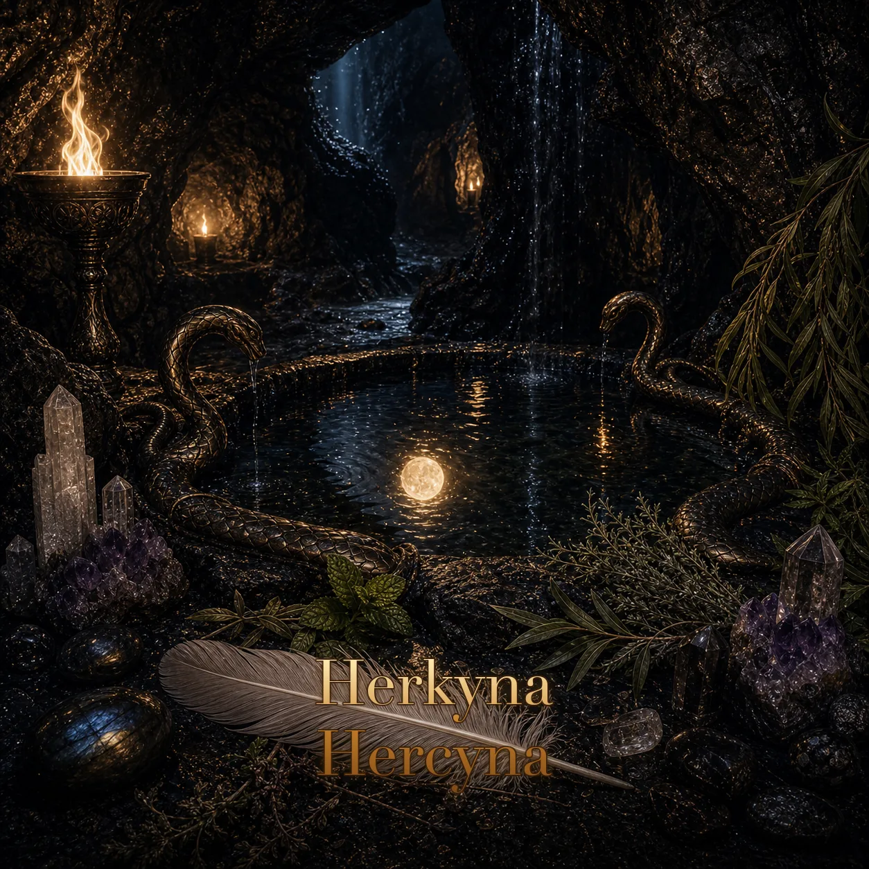 Imagem ritual do epíteto Herkyna / Hercyna