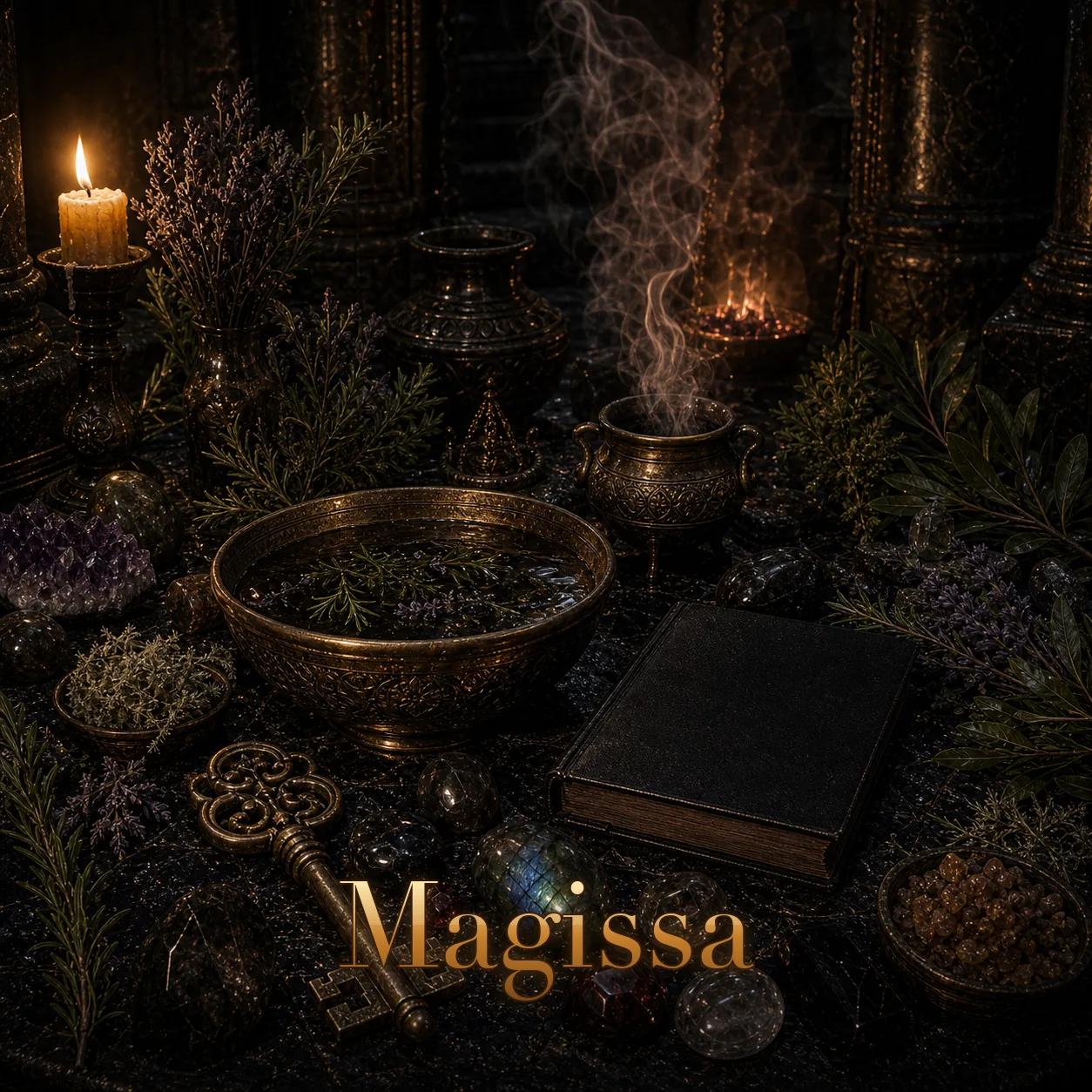 Imagem ritual do epíteto Magissa