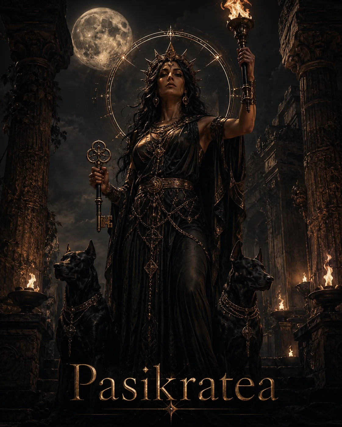 Imagem ritual do epíteto Pasikratea